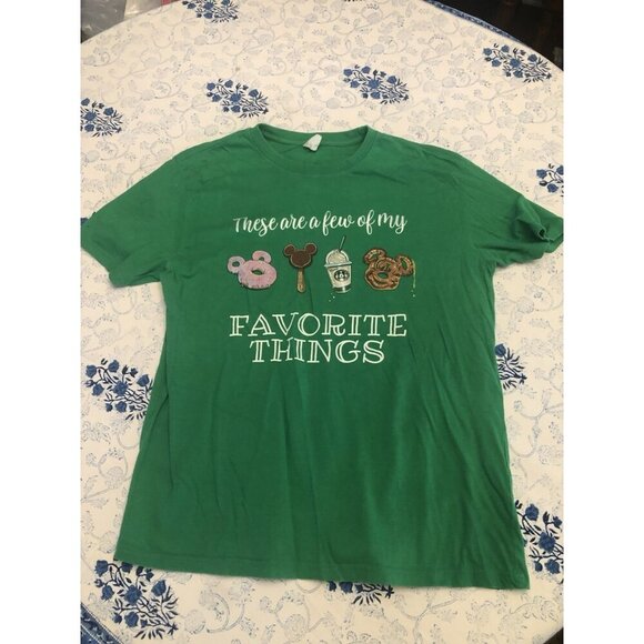 Bespoke Size L Green Disney Things These Are A Few Of My Favorite Things Snacks - Picture 2 of 6